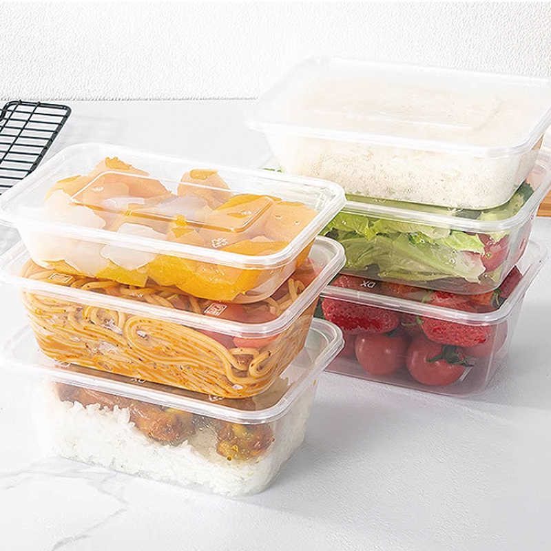 Molde rectangular para tapa de recipiente de alimentos de 1000 ml